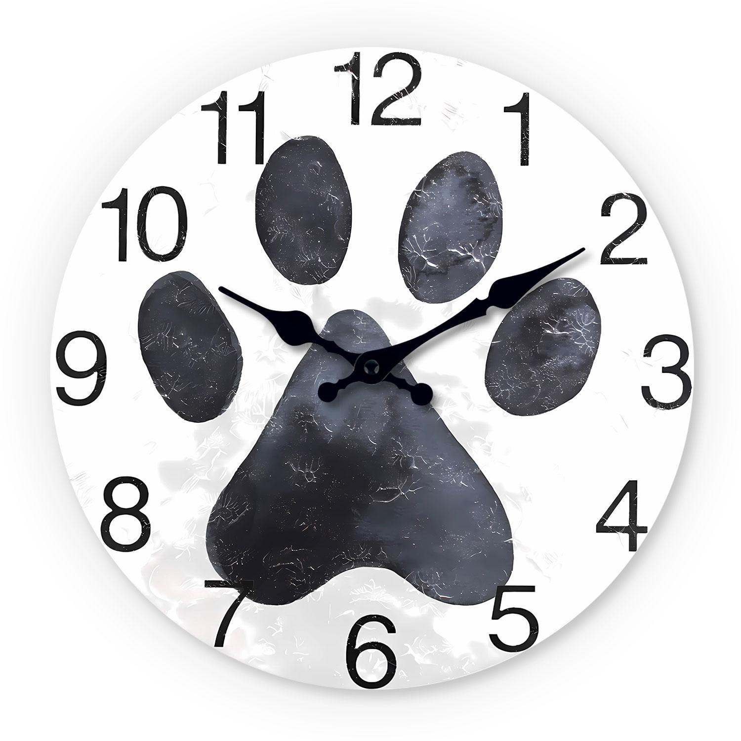 [10-14Inch] High-Quality 1 High-Quality Wooden High-Quality Patterned High-Quality Wall High-Quality Clock, High-Quality Silent High-Quality Running (as the picture,10 Inch)