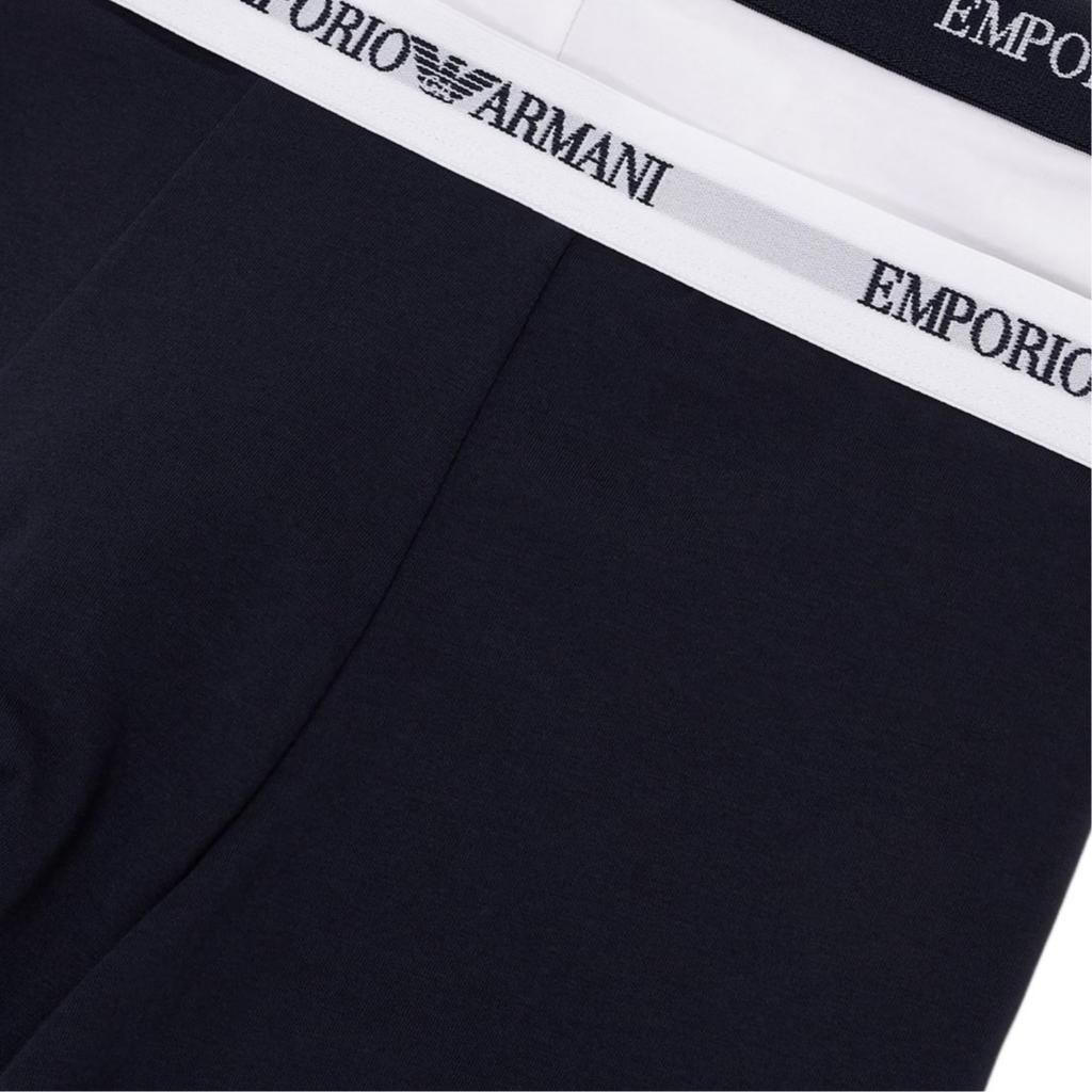 Emporio Armani Letter Core Logo Boxer Shorts 2-Pack Men underwear 111268-CC717-10410