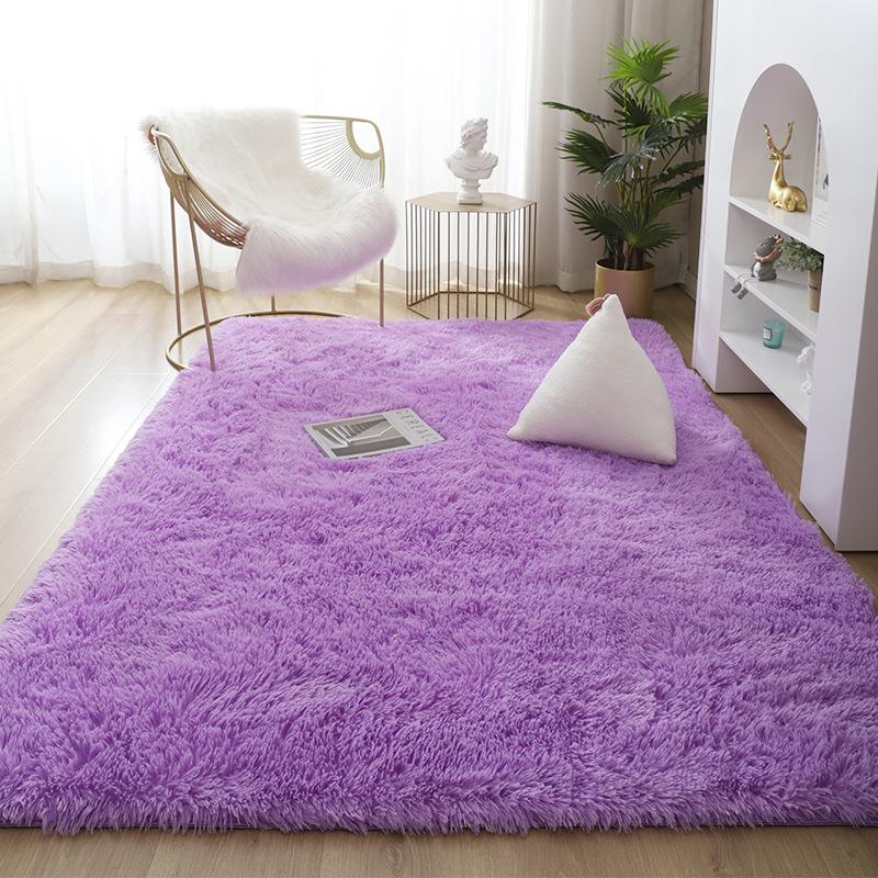 

Мягкий пушистый ковер, розовый, желтый, белый, разноцветный ковер, украшение для спальни, большой ковер для девочек, плюшевый коврик для гостиной, лохматый 120x200cm