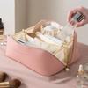 Makeup Organizer Female Toiletry Kit Bag Make Up Case Storage Pouch Luxury Lady Box, Cosmetic Bag, Organizer Bag for Travel Zip