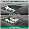 For Volkswagen VW T-Cross Tcross 2018 - 2025 Inner Door Handle Bowl Sticker Decoration Cover Trim Styling Interior Accessories