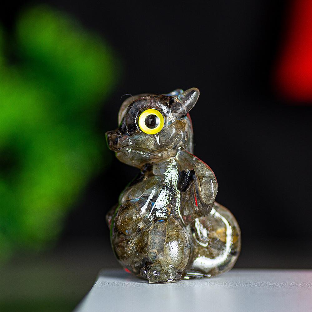Crystal Energy Dragon Figurine Resin Craft For Office Decor Gift For Friends