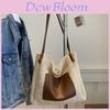 Vintage Woven Tote Bag With Pu Material And Large Capacity For Beach And Casual Outings