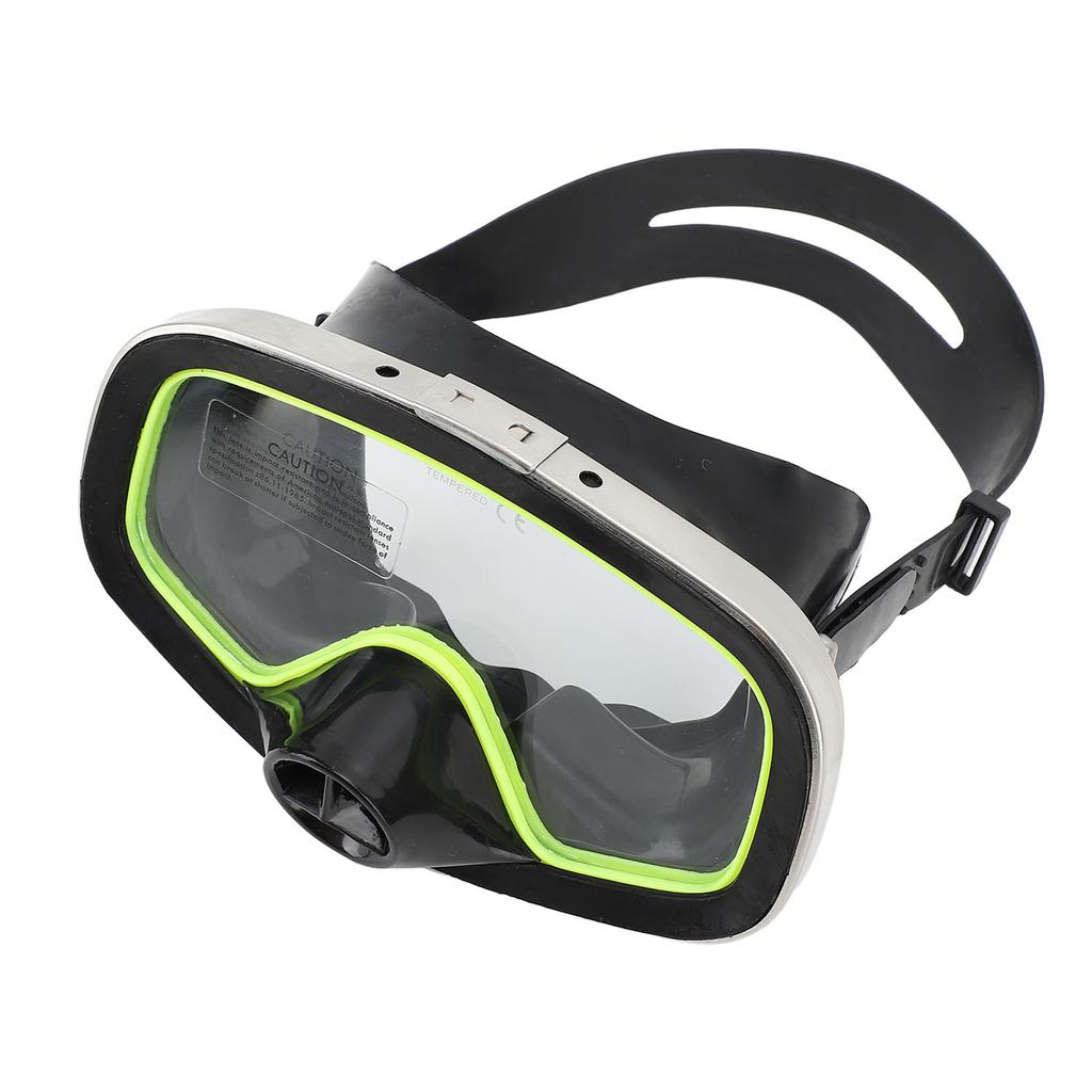 Diving Goggles Silicone Waterproof Tempered Glass Lens Underwater Goggles for Snorkeling Swimming