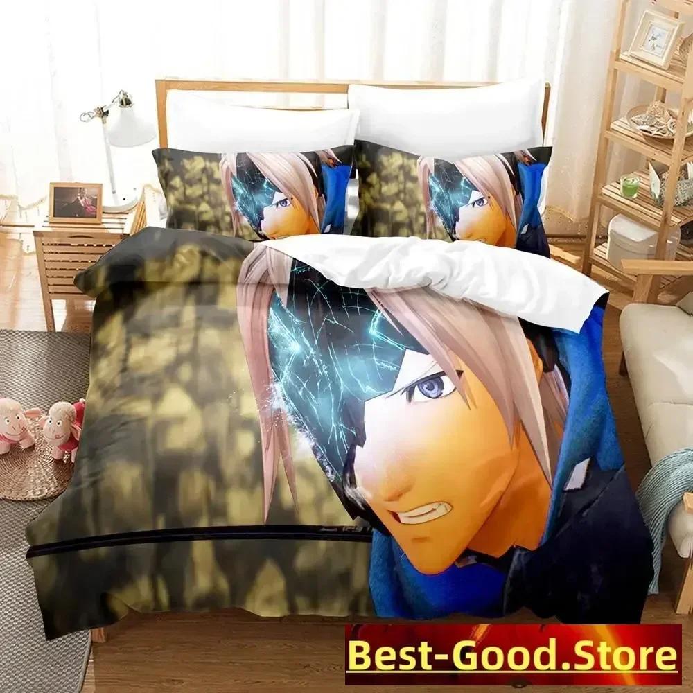Tales of Arise Beding Set Einzelbett Doppelbett Bedrucktes Bettwäsche-Set Mit Kissenbezug Bett Weiche Bettdecke Weich Einzel Doppel Queen Super King-Size Abmessungend