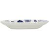 Aito Seisakusho Oval 21 X 15 Floral Mino Dishwasher Made In Japan "Garden" Plate, Medium, Approx. Cm, Pattern, White, Ware, Safe,