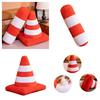 Creative Traffic Safety Cone Pillow Plush Toy For School And Kindergarten Teaching Aids