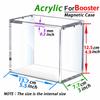 Customized Acrylic Display Box for Pokemon Eevee Trading Card Storage Case Waterproof Dustproof UV Shield N52 Magnet Gift Holder