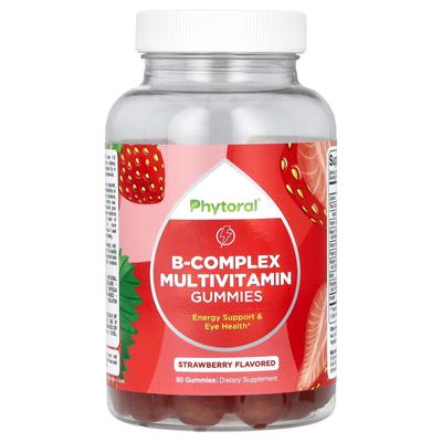 B-complex Multivitamin Gummies, Strawberry, 60 Gummies