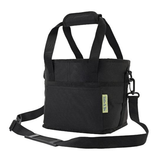 Insulated Drink Carrier Bag with Handle Strap Water Bottle Holder for 4 Cups Detachable Divider Multi-Purpose Cooler Tote for Picnic Travel Sports