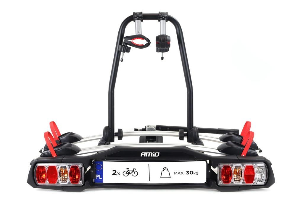 Towbar-Mounted Car Bike Rack - 2 Bikes Tbc-01/2 Amio-02582