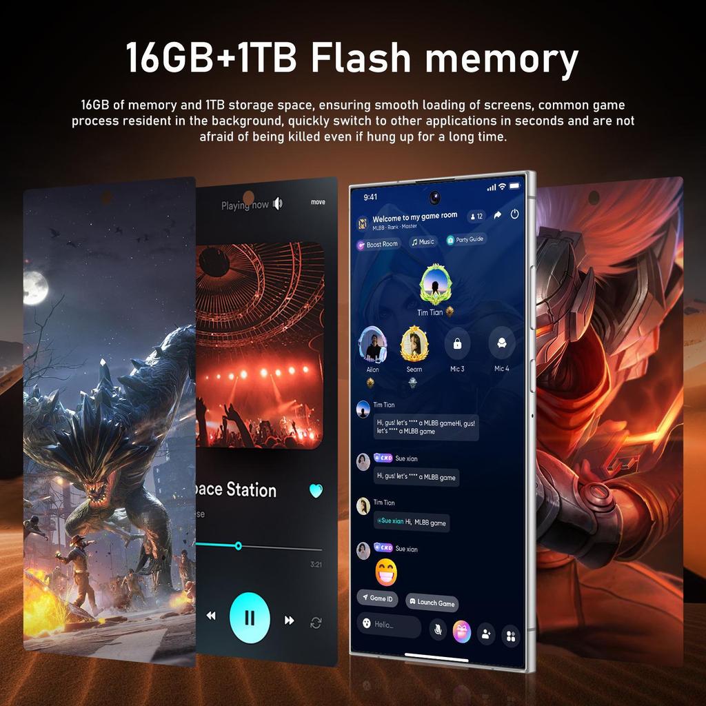 C25 Ultra 7.3-Inch Android Smartphone, 16GB+1TB, New Model