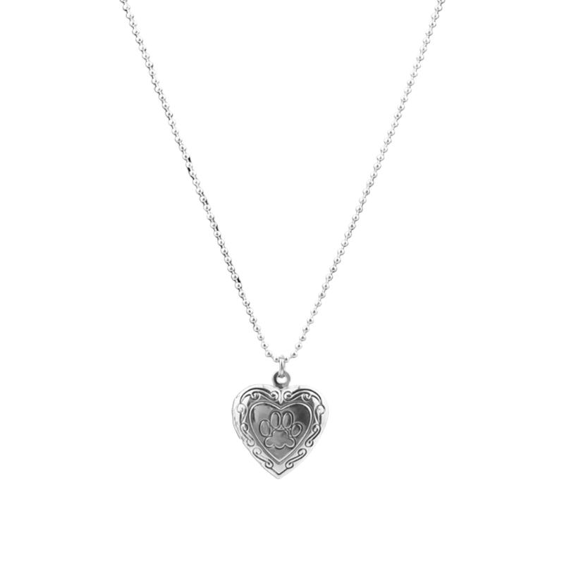 Stylový foto přívěsek ve tvaru srdce Náhrdelník s přívěskem ve tvaru srdce Materiál slitina Perfektní dárek k narozeninám a Vánocům