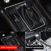 Carbon Fiber Car Console Gear Shift Panel Frame Cover Moulding Trim For Mazda 3 Axela 2017 2018 Accesorios Para Vehículos