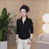 2026 Spring Women's Long-Sleeve Stand Collar Sweatshirt - Casual, Age-Reducing, Fashionable Mom Wear