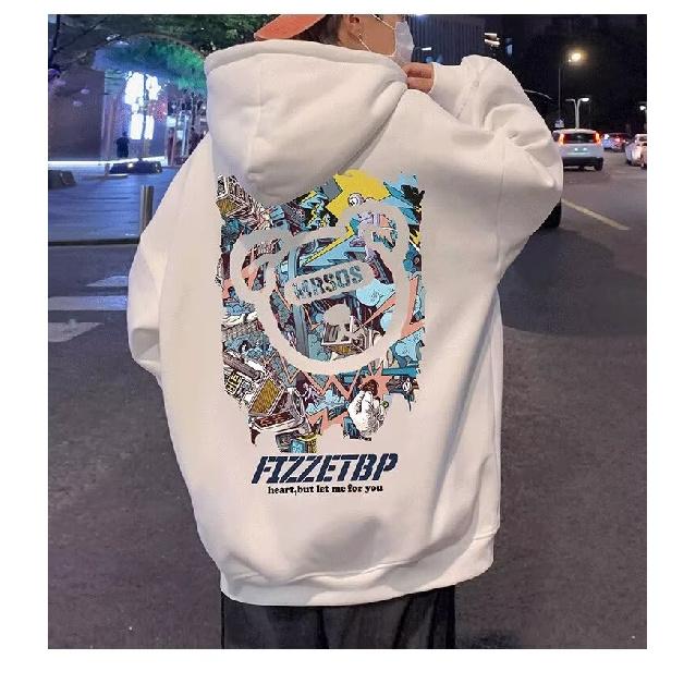 Retro svetr Hong Kong Style Pánské Jarní a Podzimní Pánský svetr s kapucí Americký Heavy High Street Ins Fashion Brand Baggy Coat