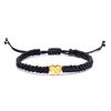 1 Stück Herzarmbänder A-T Anhänger Armband Für Frauen Geschenke Seil Verstellbarer Schmuck Für Teenager Mädchen Freunde Ehefrau Freundin Freund Paar Freunde
