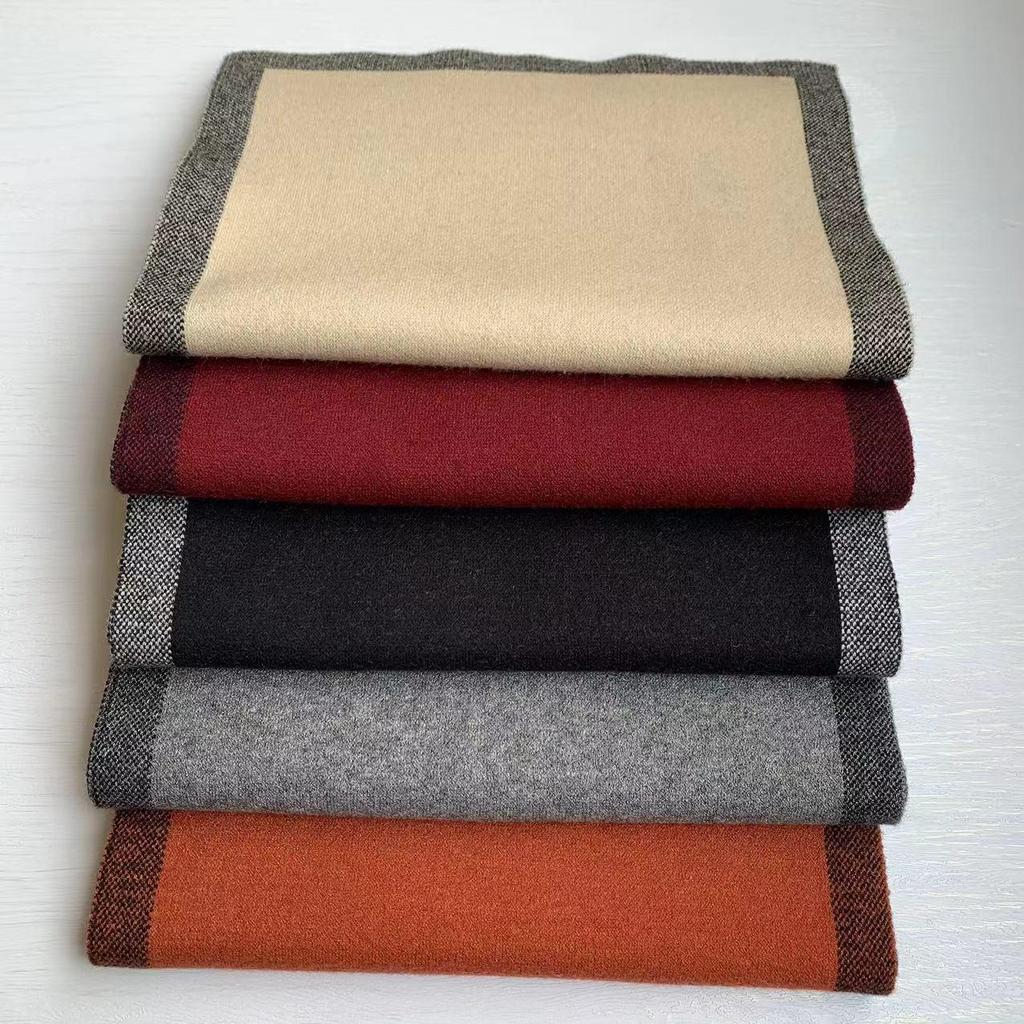 Men's High-End Winter Windproof Cashmere Neck Warmer Scarf