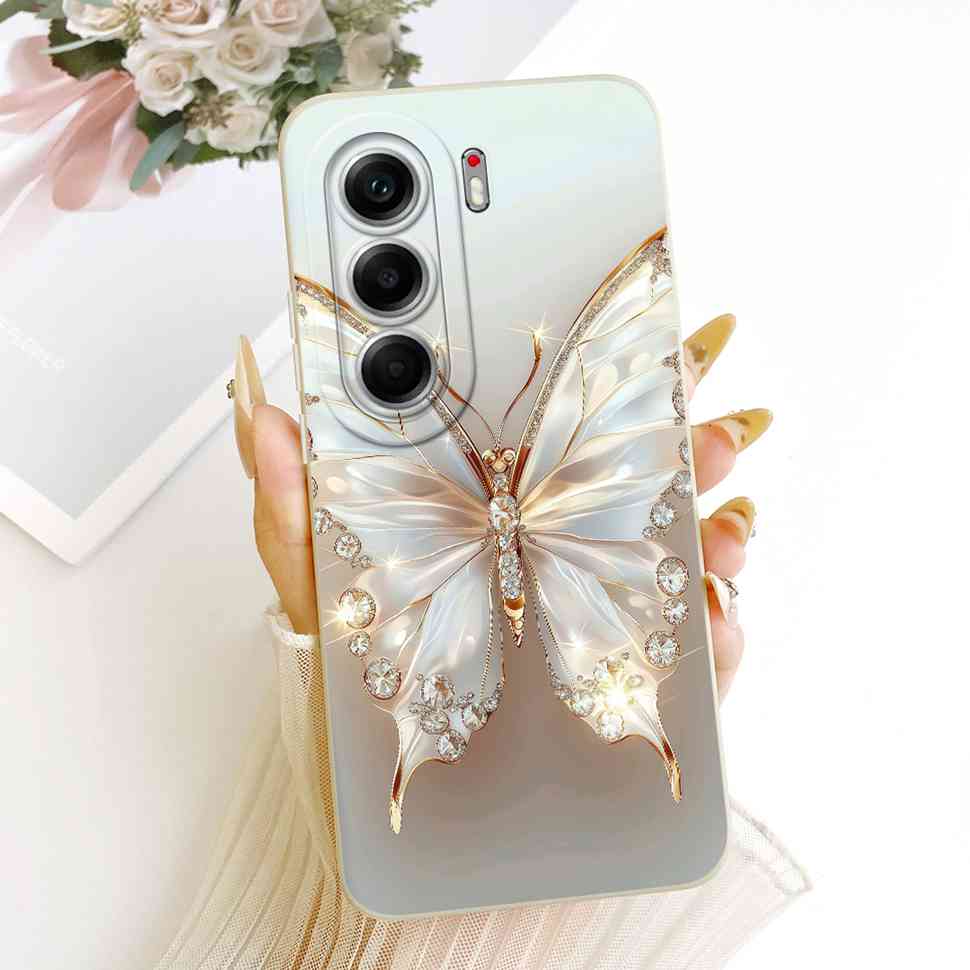 Casing For Tecno Camon 40 Pro 5G CM7 Fashion Flower Soft Silicone Cover For Tecno Camon40 Pro 40Pro Phone Cases Capa