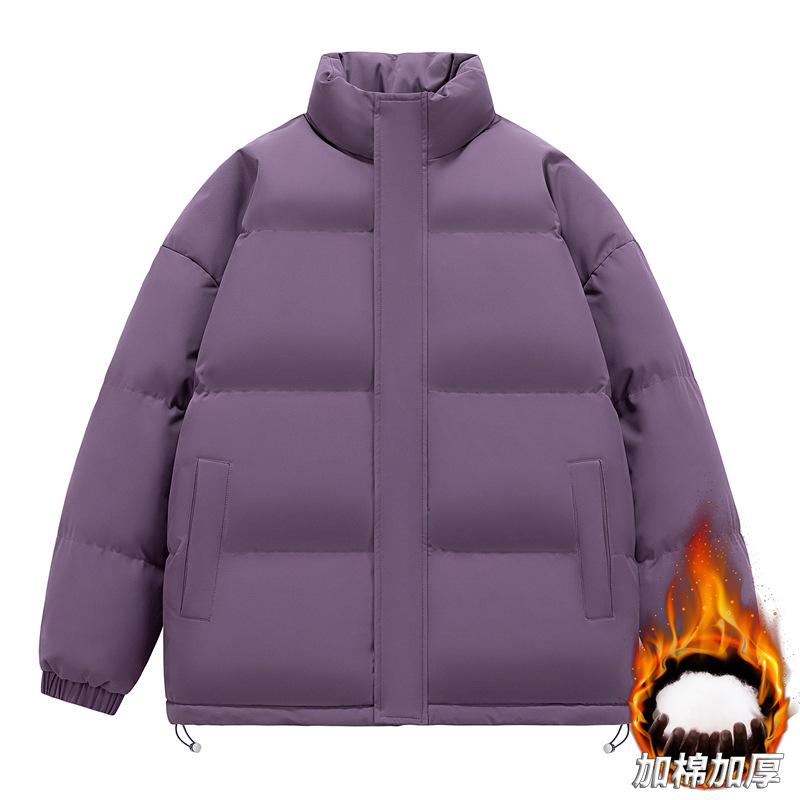 

Cotton jacket men s autumn and winter new quilted padded jacket function windproof waterproof loose casual warm lapel trend padded clothes 3XL