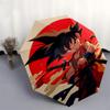 1pc Dragon Ball Z Goku Automatic Opening Folding Umbrella 3 Fold Design, 8 Bone Iron Frame Outdoor Umbrella Perfect Gift for Fans, Travelers, Everyday