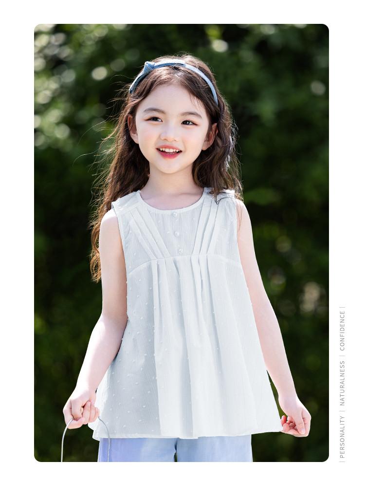 Girls' Summer Sleeveless Vest Top
