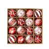 Christmas Ball Ornaments Set 6cm 16pcs Painted Xmas Tree Decorations Holiday Hanging Balls