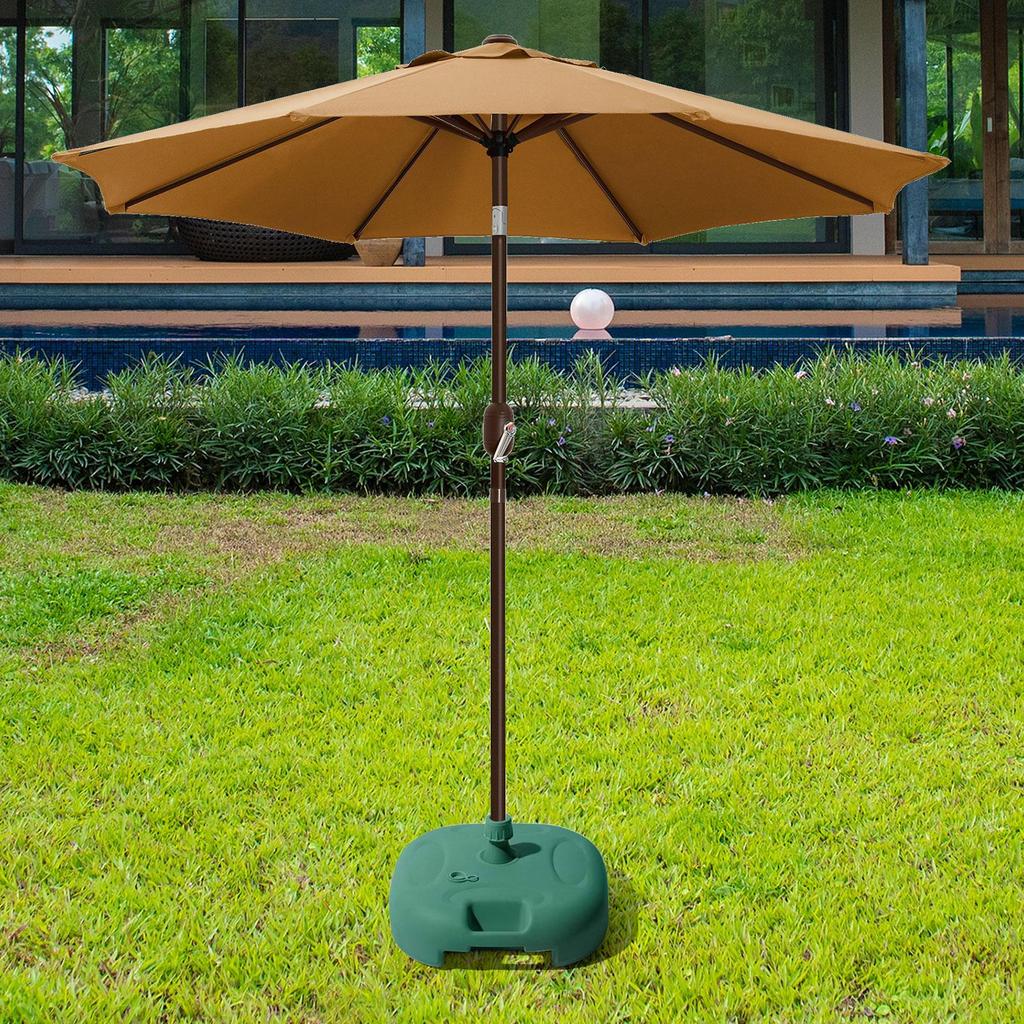 Heavy Duty Base for Patio Umbrella Water Filled Holder Outdoor Use