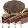 D-Type Self-Adhesive Door and Window Seal: Anti-Collision, Soundproof, Windproof, Thermal Insulation Strip