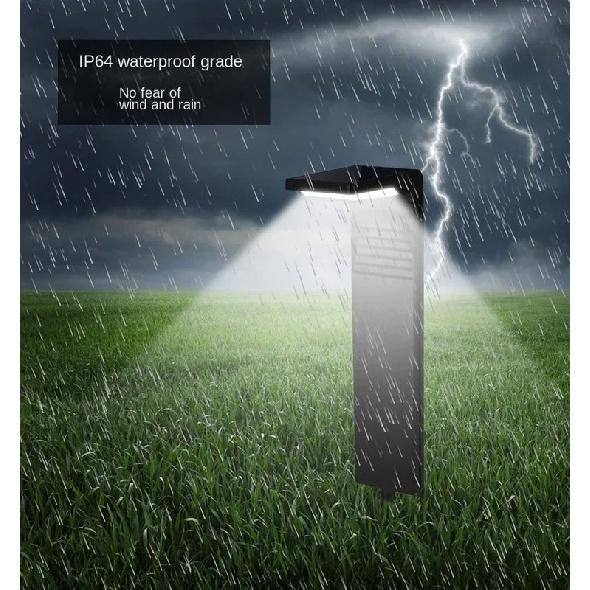 Zewnętrzne IP64 Wodoodporne LED Solarne Lampy Ogrodowe Wysoka Jasność Regulowane Sterowanie Światłem Indukcyjne ABS + PC Lampa Ogrodowa
