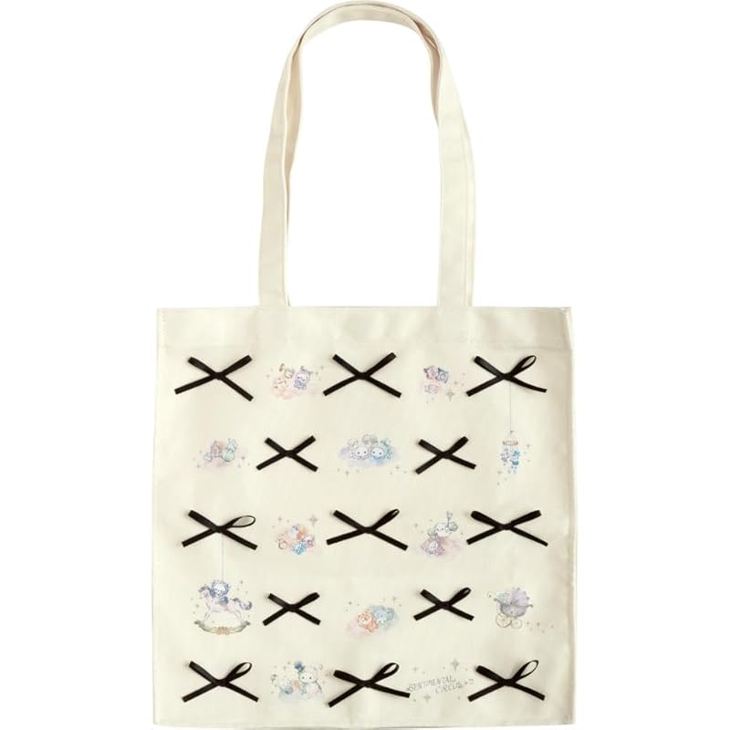 

San-X sentimental circus Spica and the child of the face constellation tote bag CA66701 Size: approx. 350 x W350D110mm