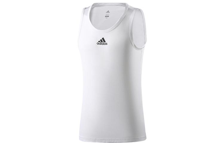 

Adidas Basketball Jerseys Men s White Moderate Straight Fit EJ5612 L
