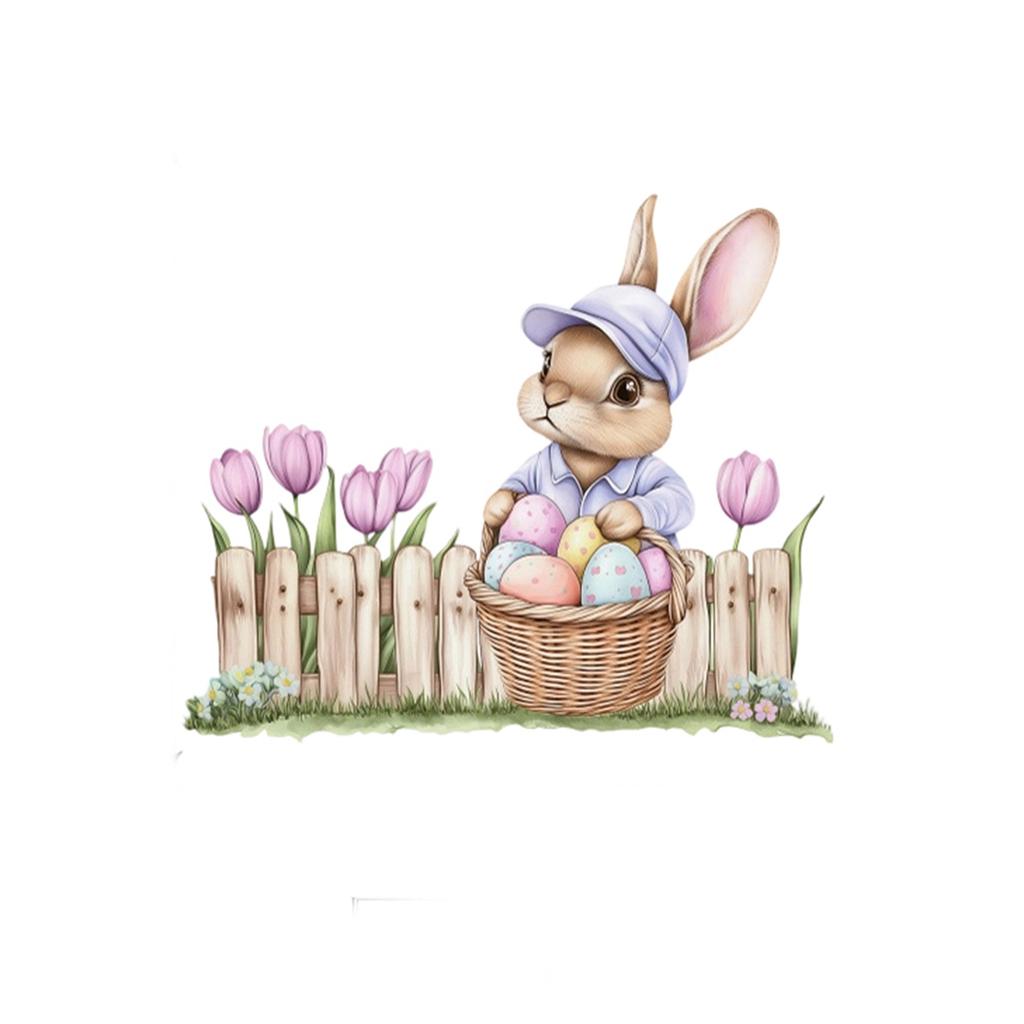 Easter Themed Easter Egg Wall Stickers, Wall Decorations, Holiday Decoration Stickers, PVC Self-adhesive Stickers