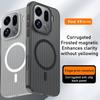 Luxury Corrugated Stripe For Magsafe Magnetic Phone Case For OPPO Find X9 Pro X8 X7 Ultra X6 Cap Shockproof Frosting Matte Cover