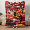 1pc Cars Movie Poster Collage Flannel Blanket Soft Warm Throw Blanket for Bedroom Living Room Bed Travel Camping Picnic Gift. M730057