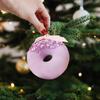 Christmas Decorative Candy Ornaments Set, 3/4Pcs Donuts/Cupcakes Christmas Tree Pendant Festival Supplies