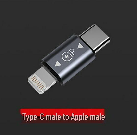 Type-C Female to Lightning Male Adapter for Charging & OTG
