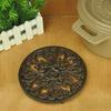 Rural Traditional Decorative Kitchen Stand With Against Slip Base Heatproof Wrought Iron Substance For Worktop Security 17cm Diameter