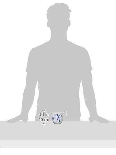 [Officially Imported] Royal Copenhagen Blue Fluted Plain High-Handle Mug, 330ml, "K," Wedding Gift, 1017157