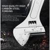 Adjustable Wrench Large Openin Long Handle Universal Spanner Carbon Steel Mechanical Workshop Hand Repair Tools