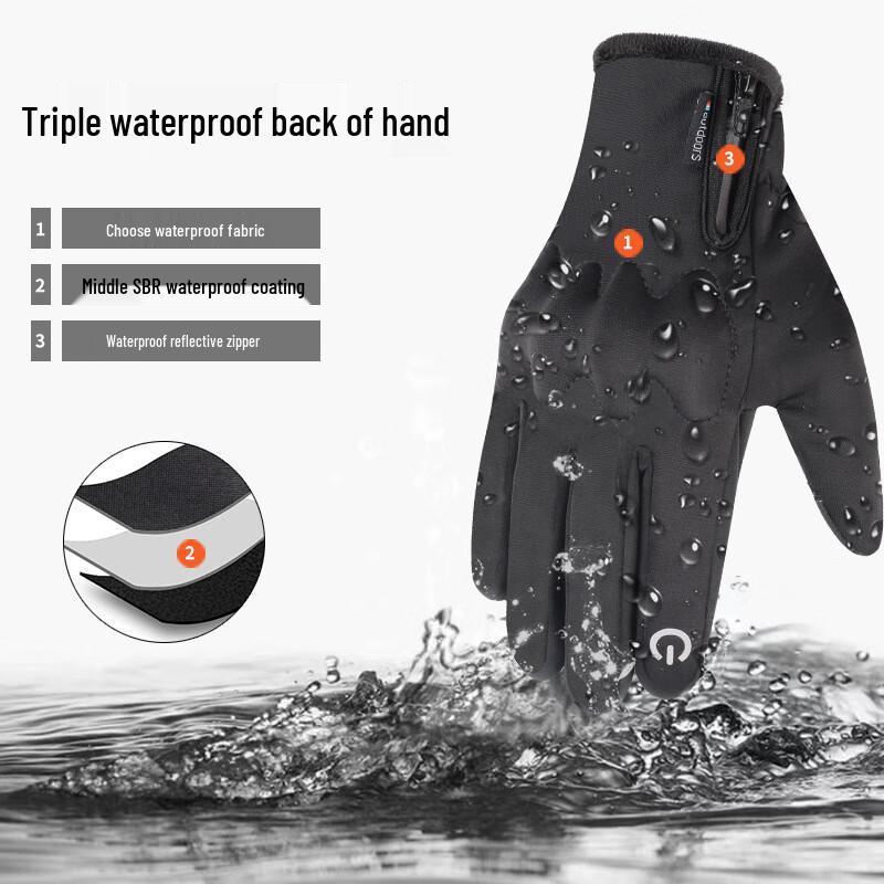REACH STAR Eagle Winter Waterproof Touchscreen Cycling Gloves