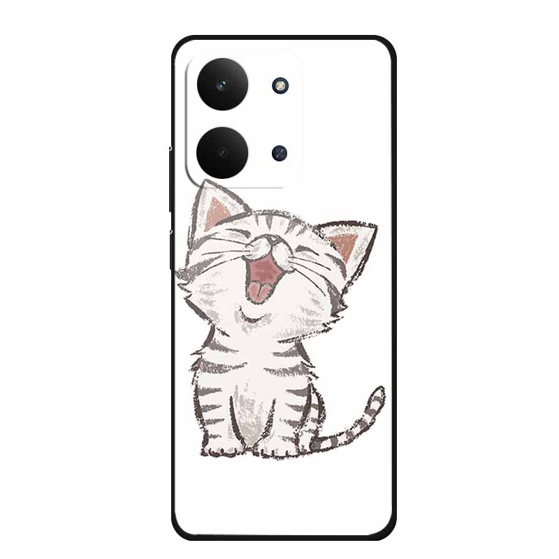 

Mobile Phone Case For Redmi 15C Wolf Lion Tiger Cat Hard Tempered Glass Back Cover For Redmi 15C 4G Case Soft Bumper Funda Shell Redmi 15C 4G