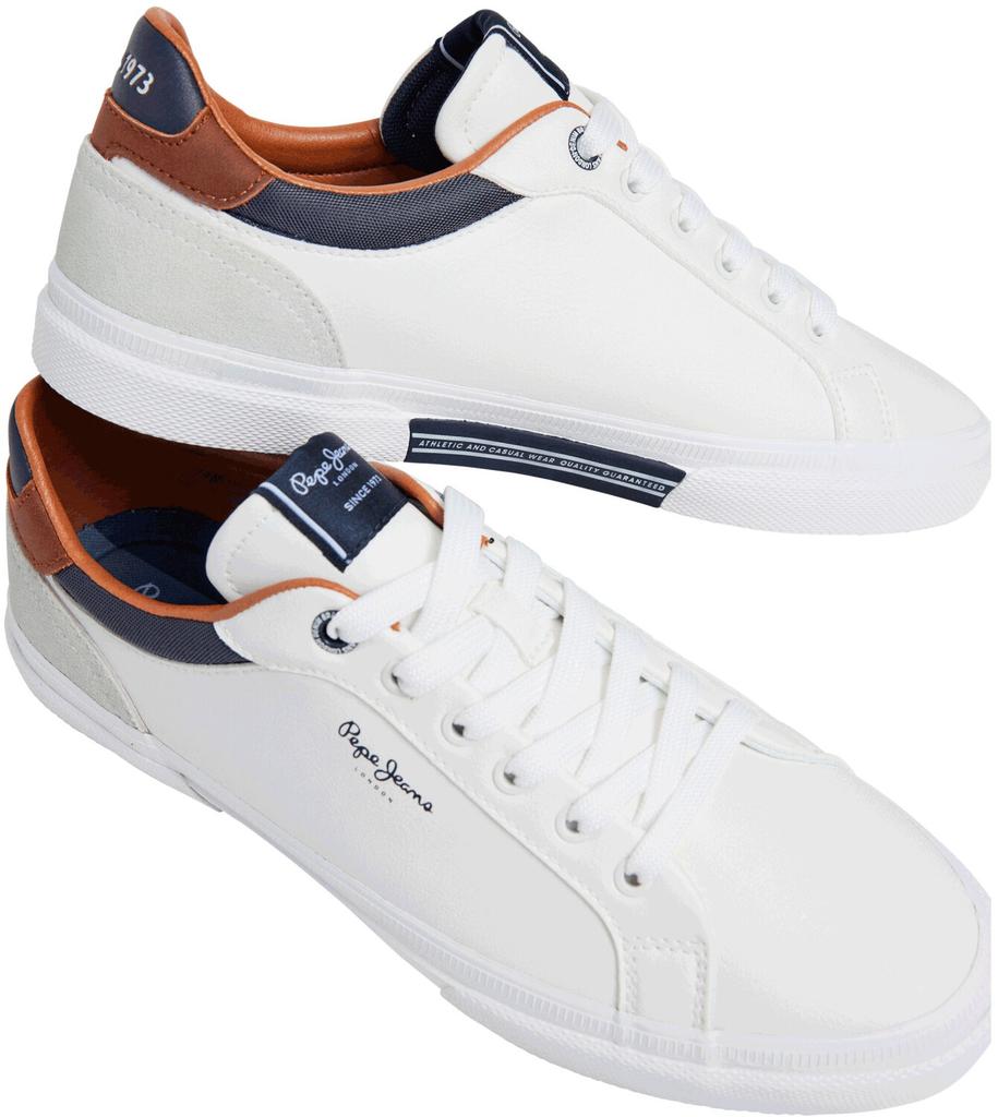 Кроссовки Pepe Jeans Retro Kenton (искусственная кожа) белые