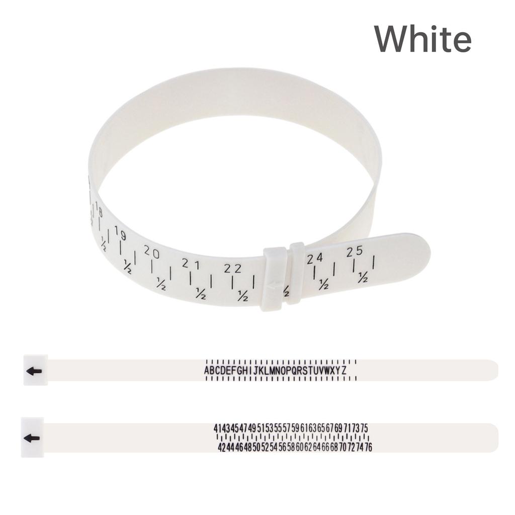 3pcs Wrist Sizer Measuring Tool Set for Men / Women with UK RingSizer (A - Z), EU Finger Sizer (41 - 76), Jewelry Circlet Sizer Bracelet Gauge