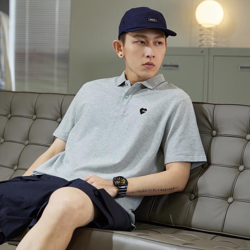 TonLion Men's Casual Short Sleeve Polo Shirt