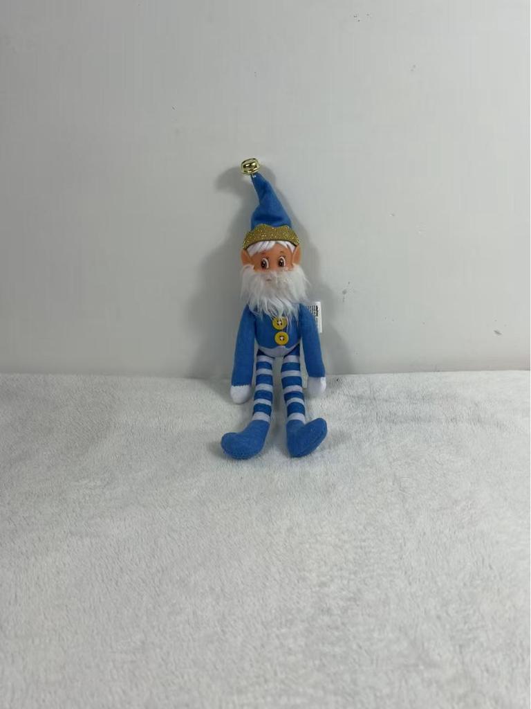 Christmas Elf Silicone Doll Ornament - Festive Atmosphere Bookshelf Decoration