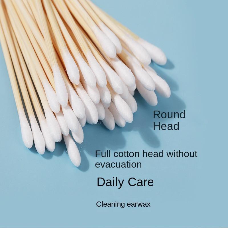 7cm Single Pointed, Cotton Swab, Used for Eyebrow Trimming, Nail Art, Ear Hole Digging, Tattoo Cleaning, and Pet Nail Treatment