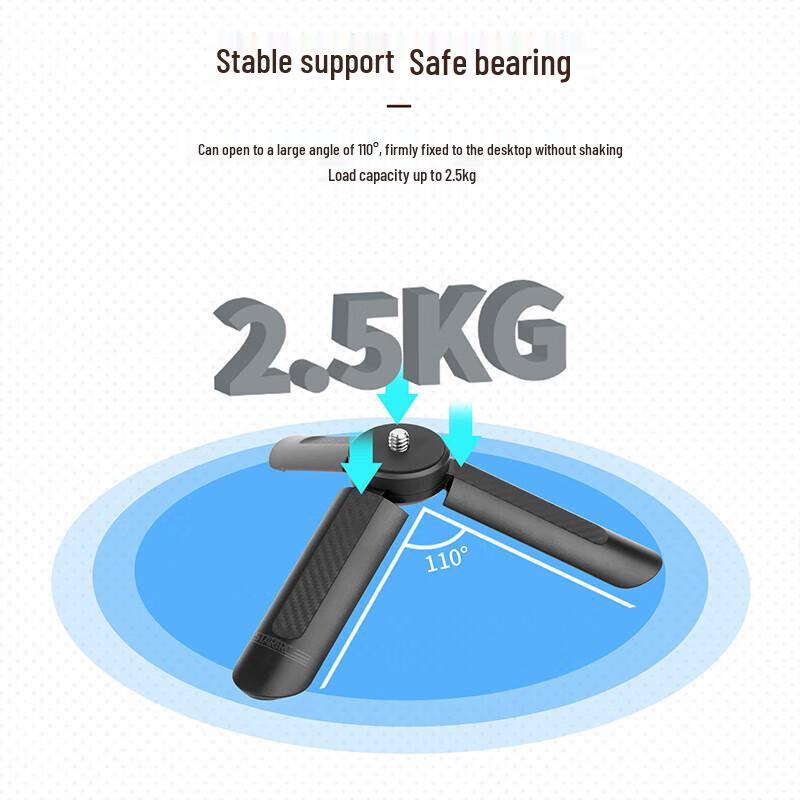 Portable Mini Tripod Selfie Stick for DJI Action 5 Pro/4 & Pocket 3