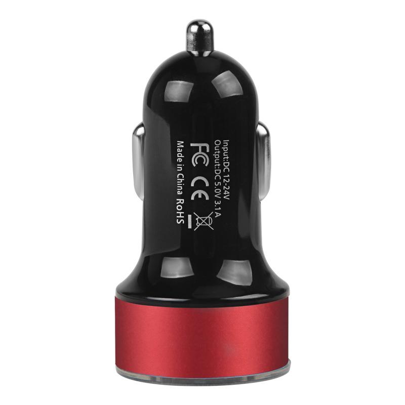 QC 3.0 Car Charger Multi-function Dual USB LED Display Voltmeter Monitors Car Cigarette Lighter Charger Adapter Car Supplies