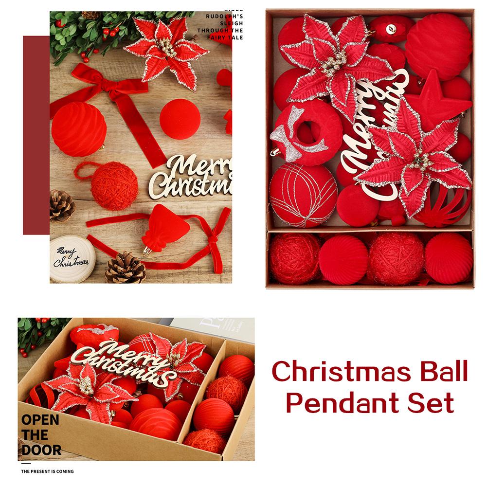 Vintage Velvets Xmas Decorations Ball For Home Reusable Party Hanging Ball Ornament Decoration Festive Party Decor